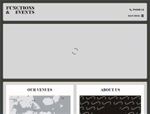 Tablet Screenshot of functionsandevents.co.nz